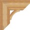 Ekena Millwork Thorton Slat Rough Sawn Bracket, Western Red Cedar, 6"W x 18"D x 18"H BKT06X18X18THR06RWR - alternate 3